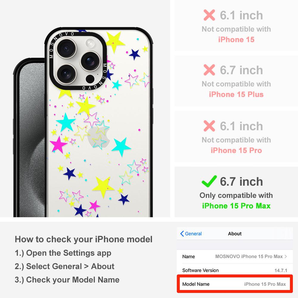 Twinkle Star Phone Case - iPhone 15 Pro Max Case - MOSNOVO