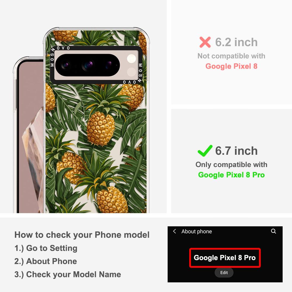 Pineapple Botany Phone Case - Google Pixel 8 Pro Case - MOSNOVO