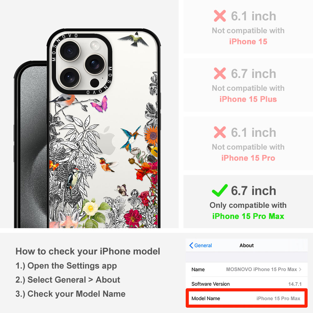 Fairy Forest Phone Case - iPhone 15 Pro Max Case - MOSNOVO