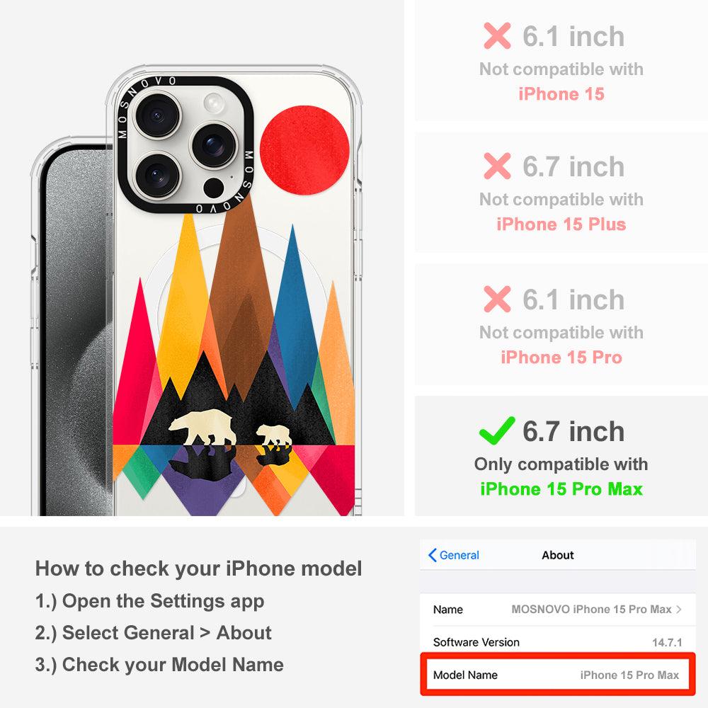MAMA Bear Phone Case - iPhone 15 Pro Max Case - MOSNOVO