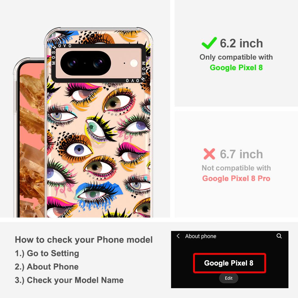 Eyes Phone Case - Google Pixel 8 Case - MOSNOVO