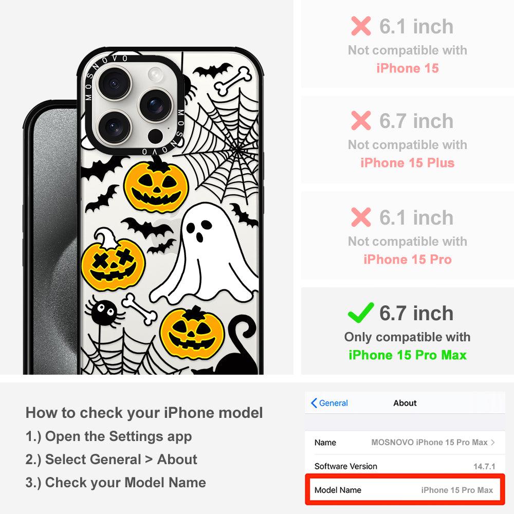 Halloween Pumpkin Phone Case - iPhone 15 Pro Max Case - MOSNOVO