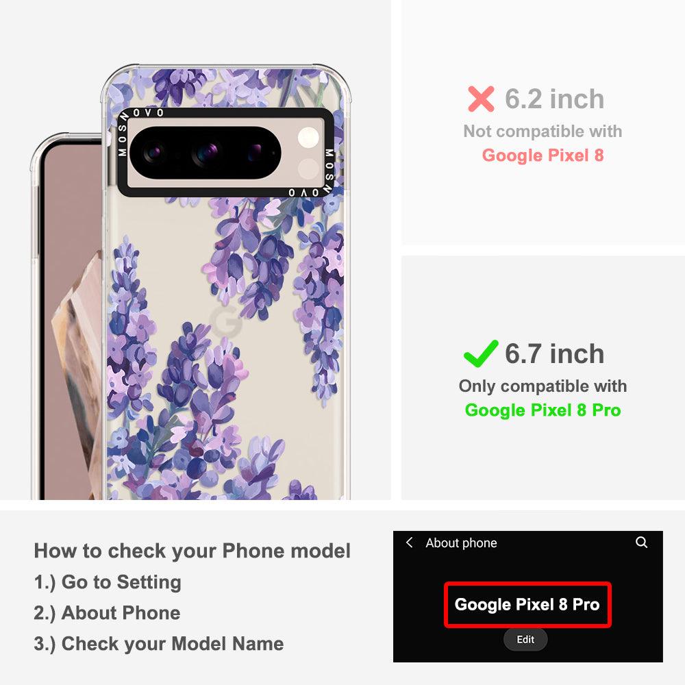 Lavender Phone Case - Google Pixel 8 Pro Case - MOSNOVO