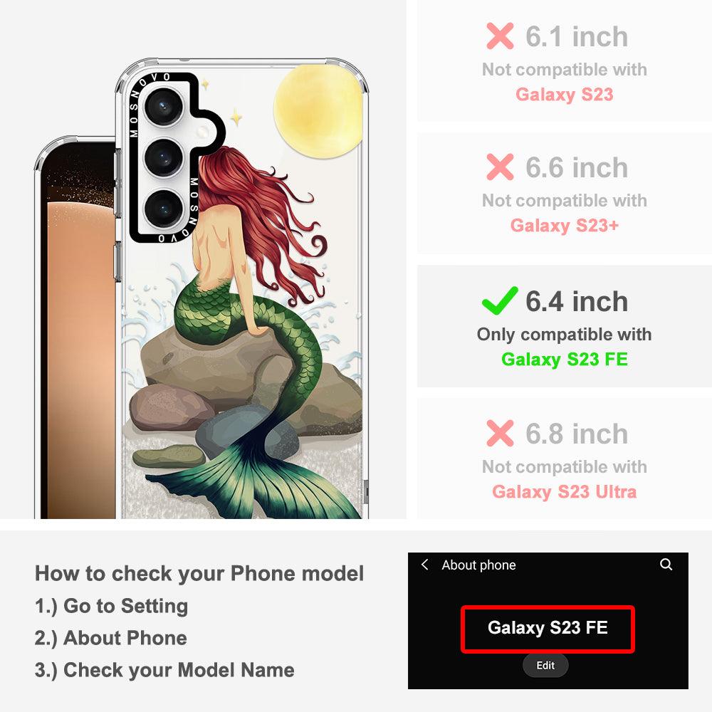 Fairy Mermaid Phone Case - Samsung Galaxy S23 FE Case