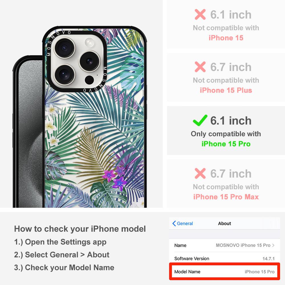 Tropical Rainforests Phone Case - iPhone 15 Pro Case - MOSNOVO