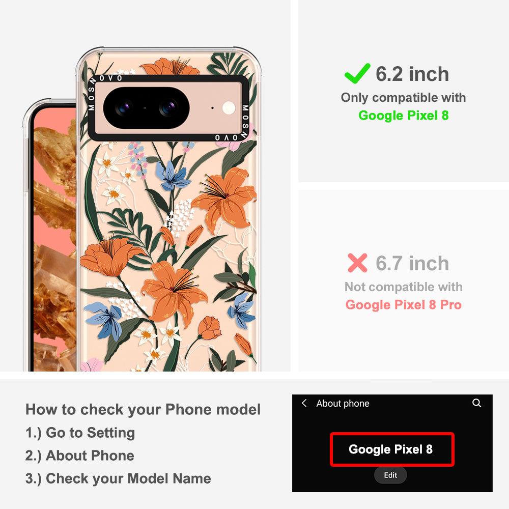 Lily Garden Phone Case - Google Pixel 8 Case - MOSNOVO