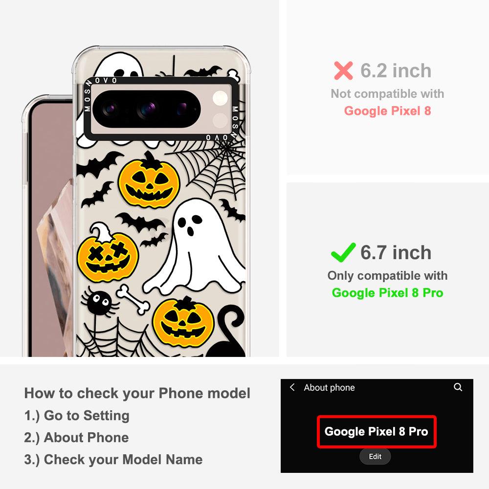 Halloween Pumpkin Phone Case - Google Pixel 8 Pro Case - MOSNOVO