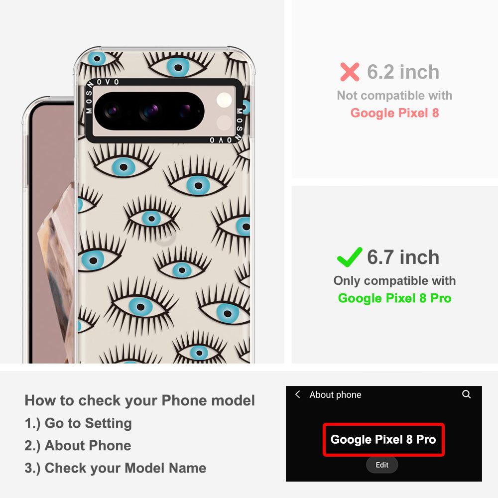 Evil Eye Phone Case - Google Pixel 8 Pro Case - MOSNOVO