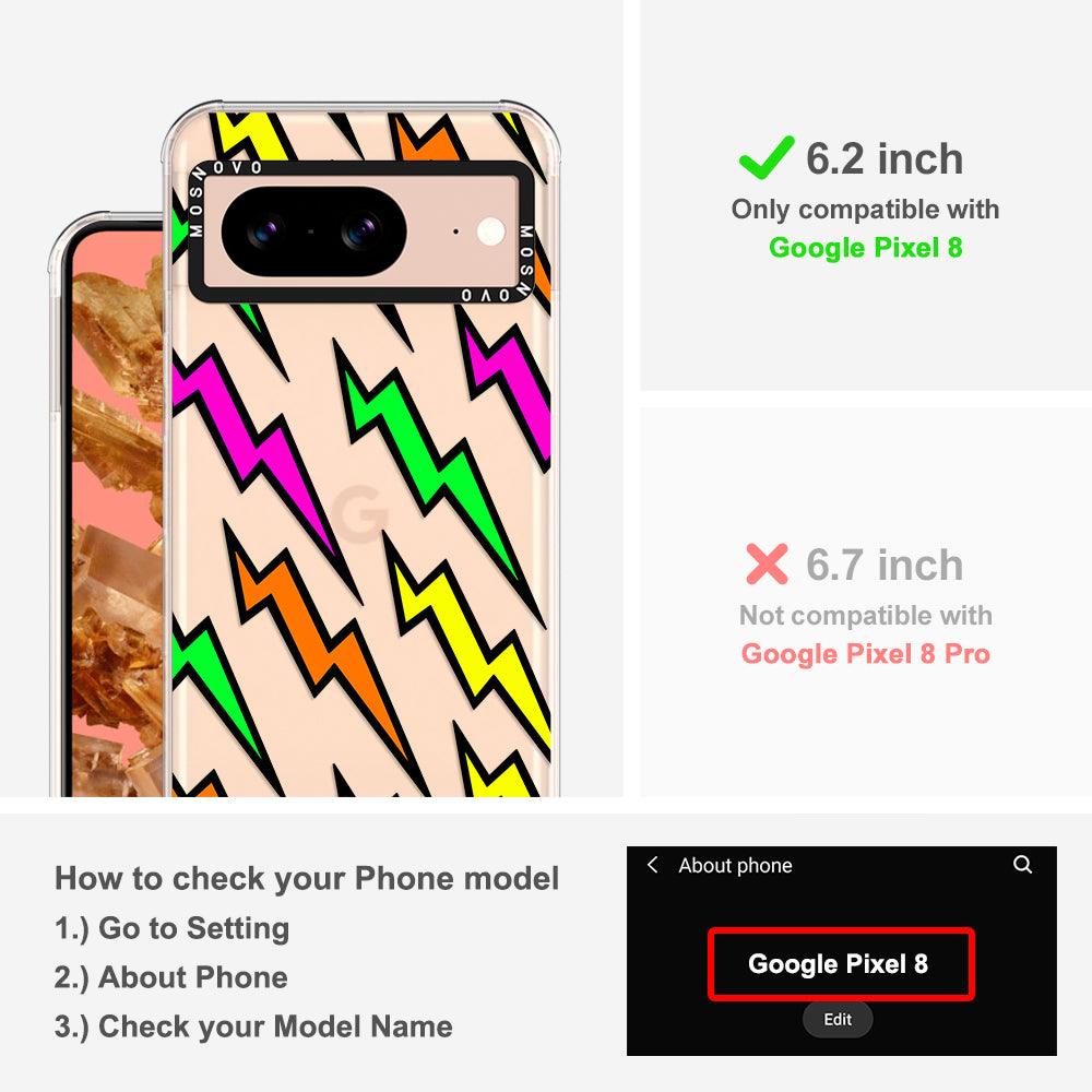 Colorful Lightning Phone Case - Google Pixel 8 Case
