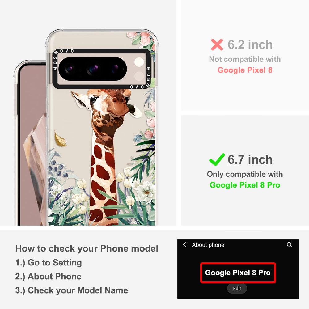 Giraffe In The Garden Phone Case - Google Pixel 8 Pro Case - MOSNOVO