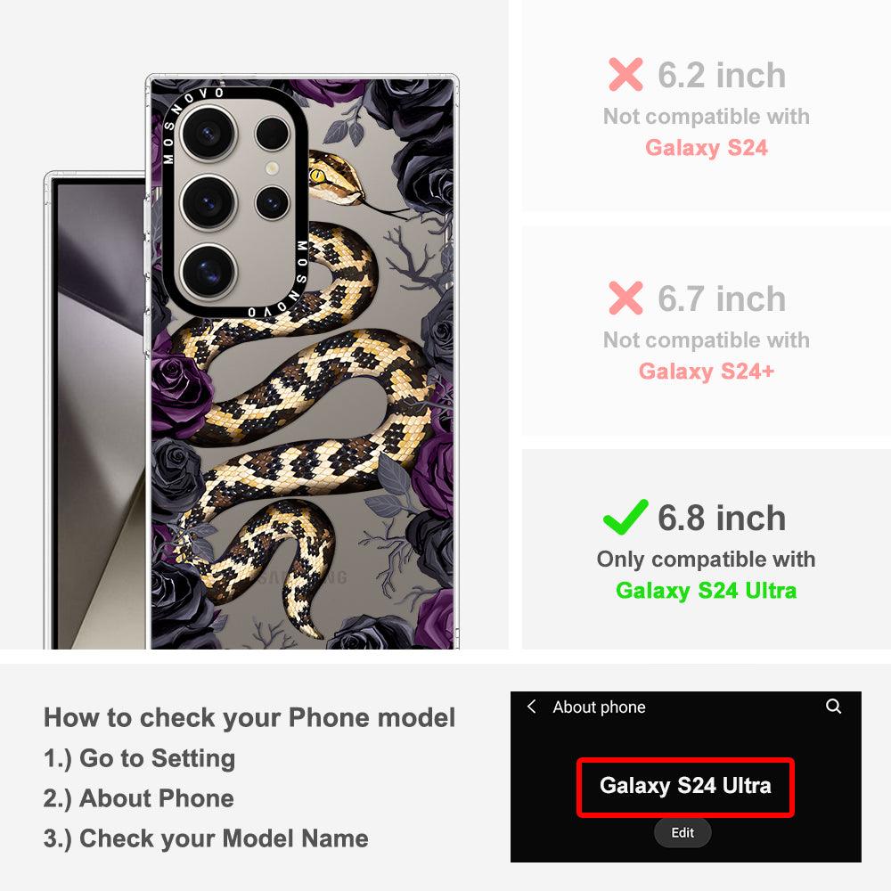 Secret Snake Garden Phone Case - Samsung Galaxy S24 Ultra Case - MOSNOVO