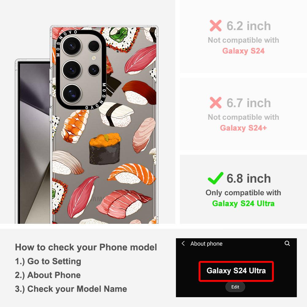 Sushi Phone Case - Samsung Galaxy S24 Ultra Case - MOSNOVO