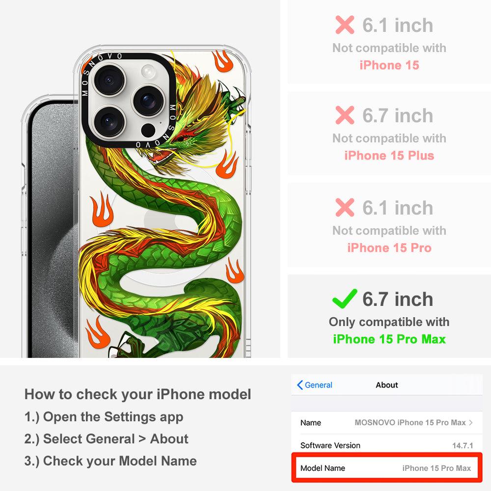 Dragon Phone Case - iPhone 15 Pro Max Case - MOSNOVO