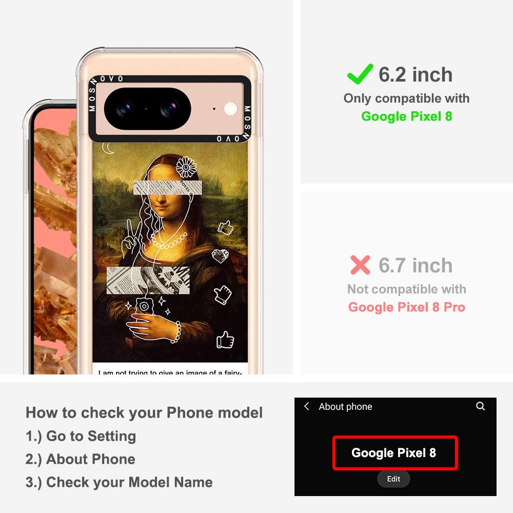 Selfie Artwork Phone Case - Google Pixel 8 Case - MOSNOVO
