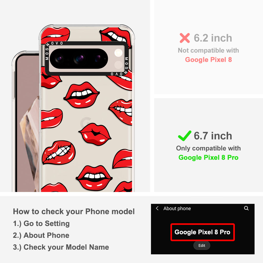 Hot Lips Phone Case - Google Pixel 8 Pro Case