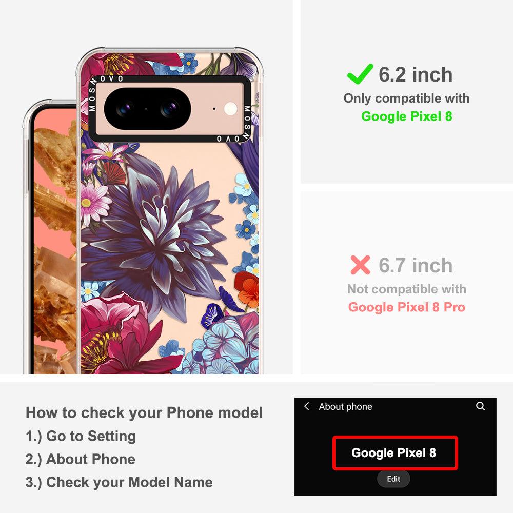 Blue Lilacs Phone Case - Google Pixel 8 Case - MOSNOVO