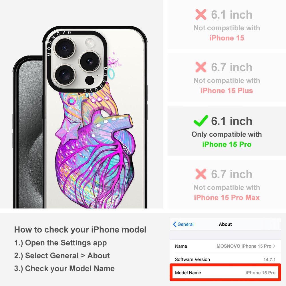 The Heart of Art Phone Case - iPhone 15 Pro Case - MOSNOVO