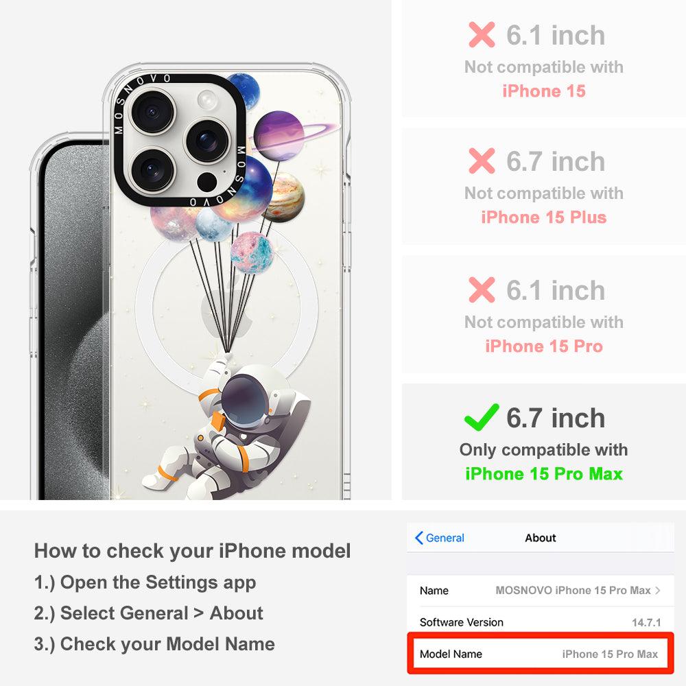 Astronaut Phone Case - iPhone 15 Pro Max Case - MOSNOVO