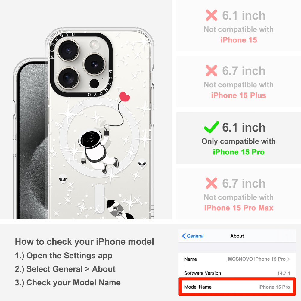 Outer Space Phone Case - iPhone 15 Pro Case - MOSNOVO