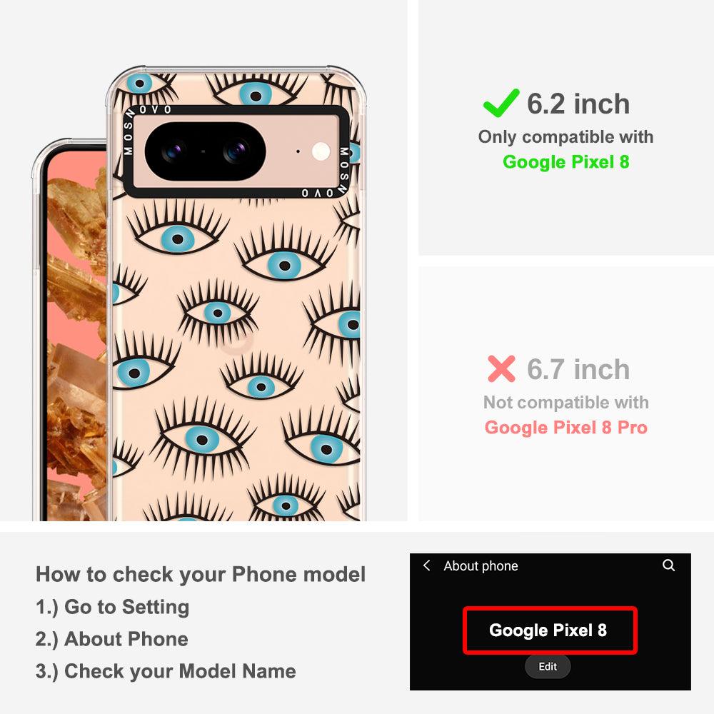 Evil Eye Phone Case - Google Pixel 8 Case - MOSNOVO