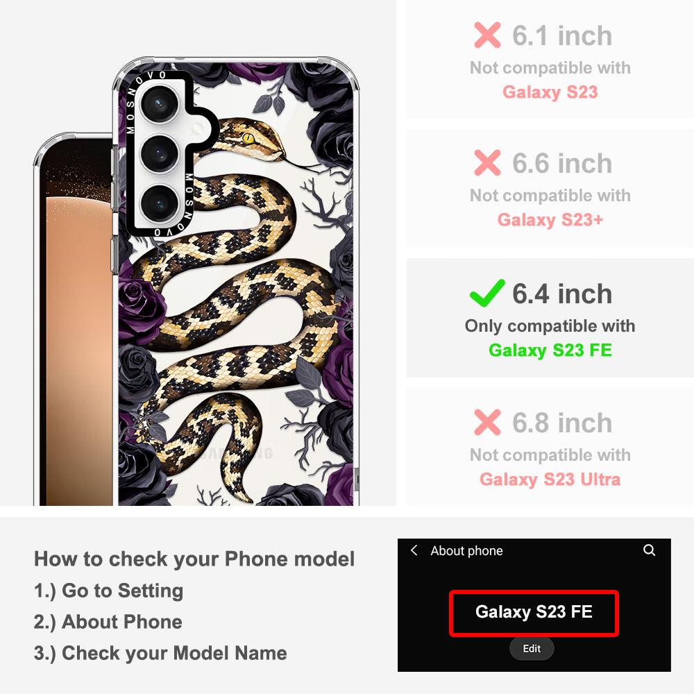 Secret Snake Garden Phone Case - Samsung Galaxy S23 FE Case