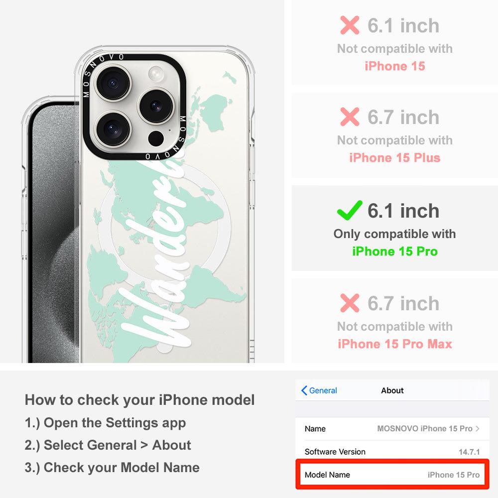 Wanderlust Phone Case - iPhone 15 Pro Case - MOSNOVO