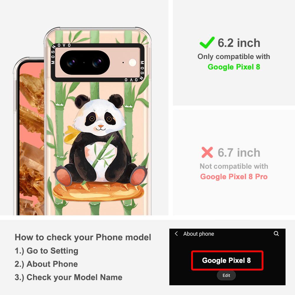 Bamboo Panda Phone Case - Google Pixel 8 Case - MOSNOVO