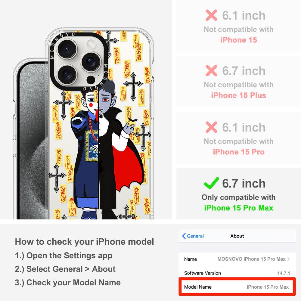 Vampire Vs Jiangshi Phone Case - iPhone 15 Pro Max Case - MOSNOVO