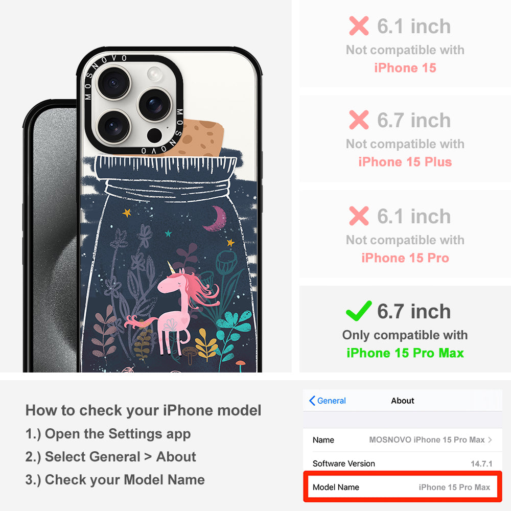 Fairy Unicorn Phone Case - iPhone 15 Pro Max Case - MOSNOVO
