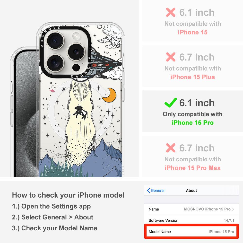 UFO Phone Case - iPhone 15 Pro Case - MOSNOVO