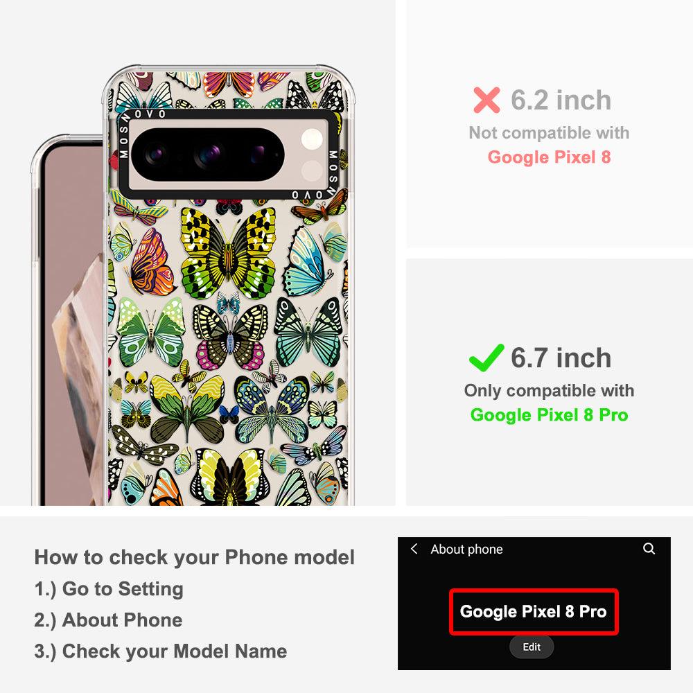 Butterflies Phone Case - Google Pixel 8 Pro Case - MOSNOVO