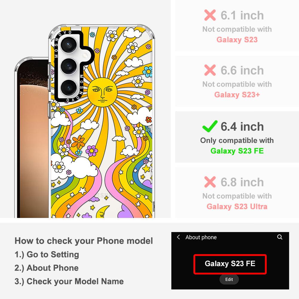 70's Psychedelic Groovy Art Phone Case - Samsung Galaxy S23 FE Case
