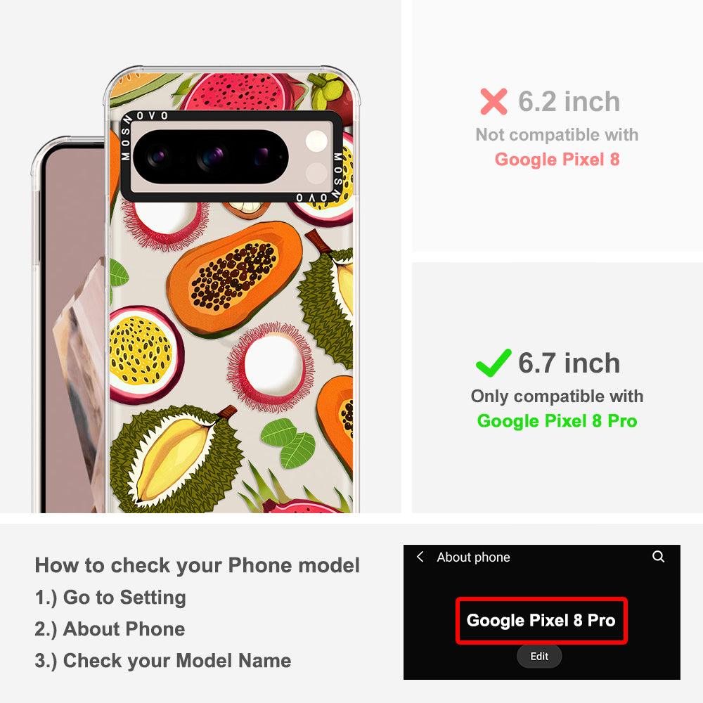 Tropical Fruit Phone Case - Google Pixel 8 Pro Case - MOSNOVO