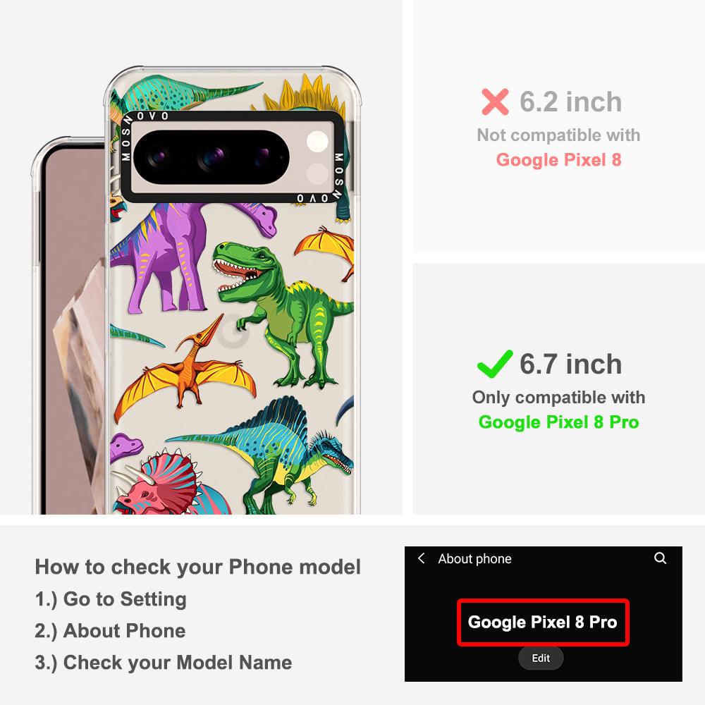 Dinosaur World Phone Case - Google Pixel 8 Pro Case - MOSNOVO