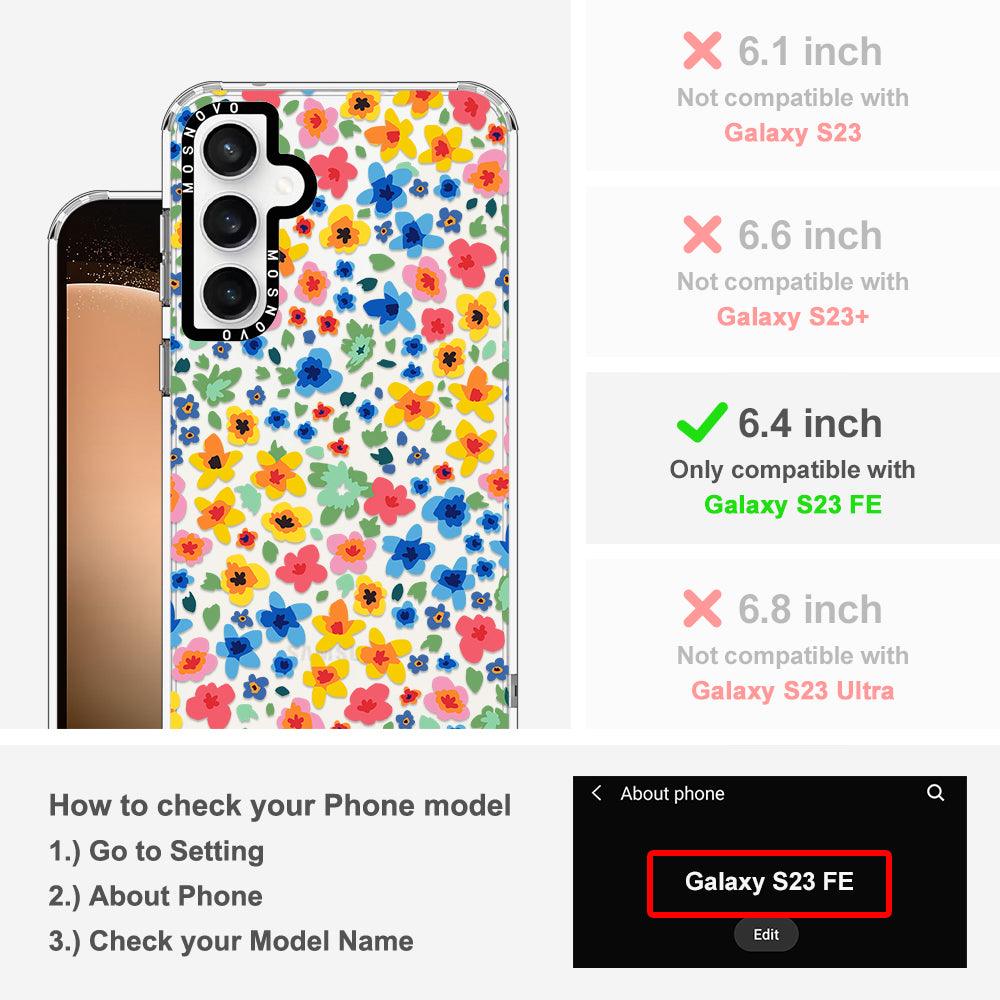 Little Flowers Phone Case - Samsung Galaxy S23 FE Case