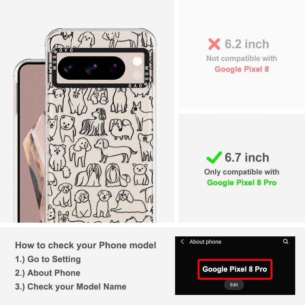 Dogs Phone Case - Google Pixel 8 Pro Case - MOSNOVO