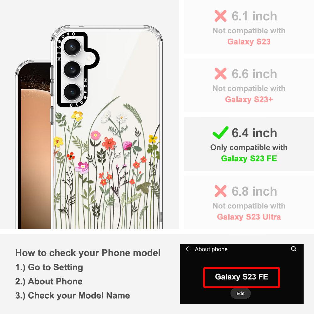 Spring Wildflower Phone Case - Samsung Galaxy S23 FE Case