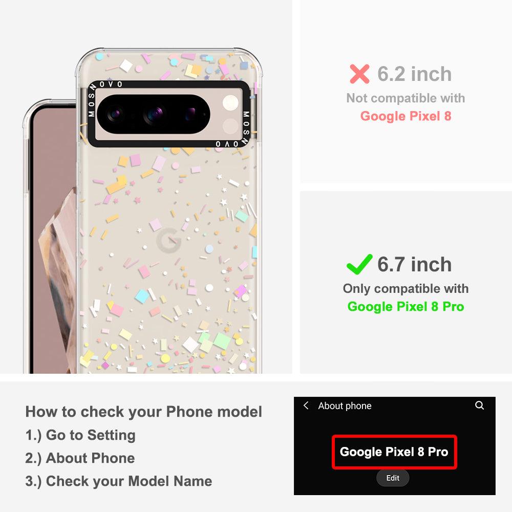 Confetti Phone Case - Google Pixel 8 Pro Case - MOSNOVO