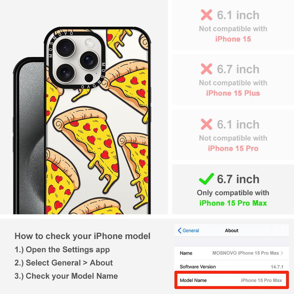 Pizza Phone Case - iPhone 15 Pro Max Case - MOSNOVO