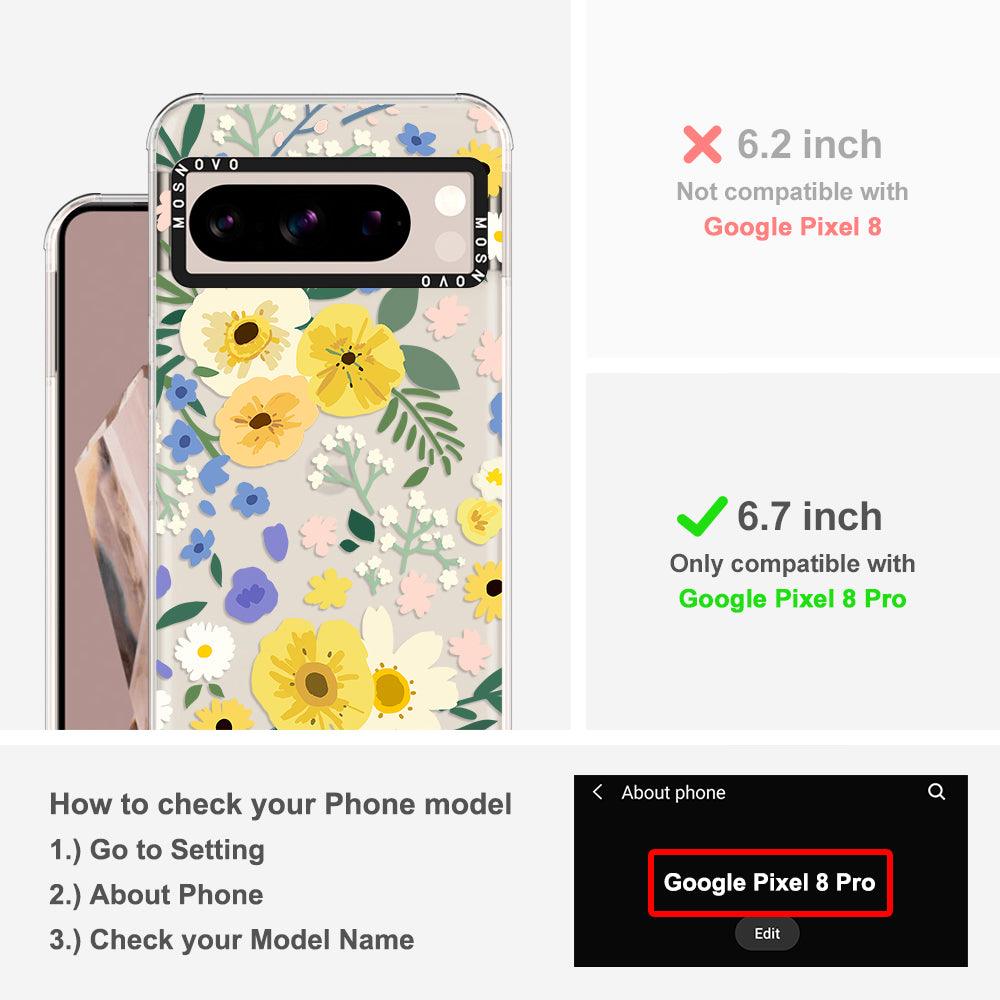 Spring Wild Floral Phone Case - Google Pixel 8 Pro Case - MOSNOVO