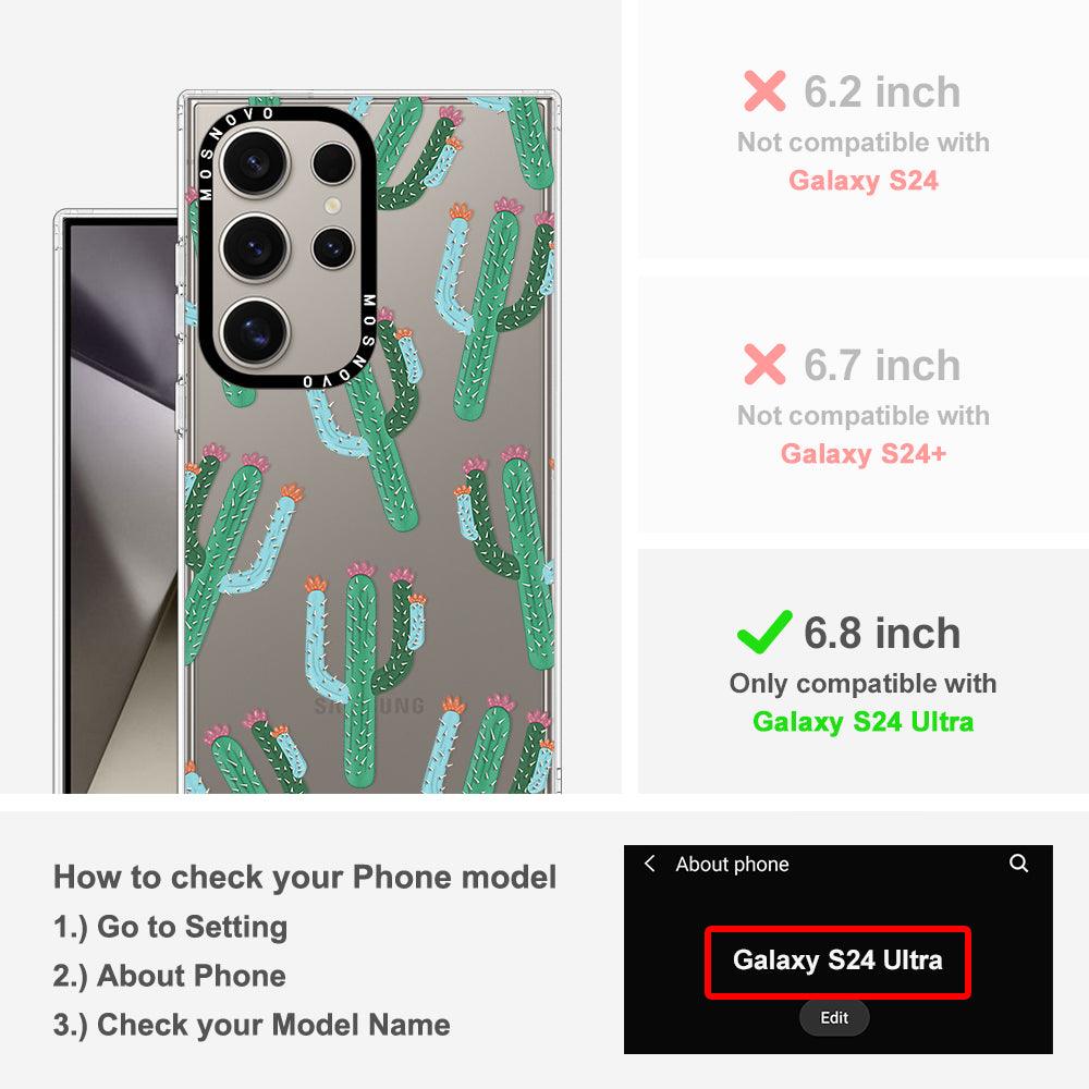 Cactus Phone Case - Samsung Galaxy S24 Ultra Case - MOSNOVO