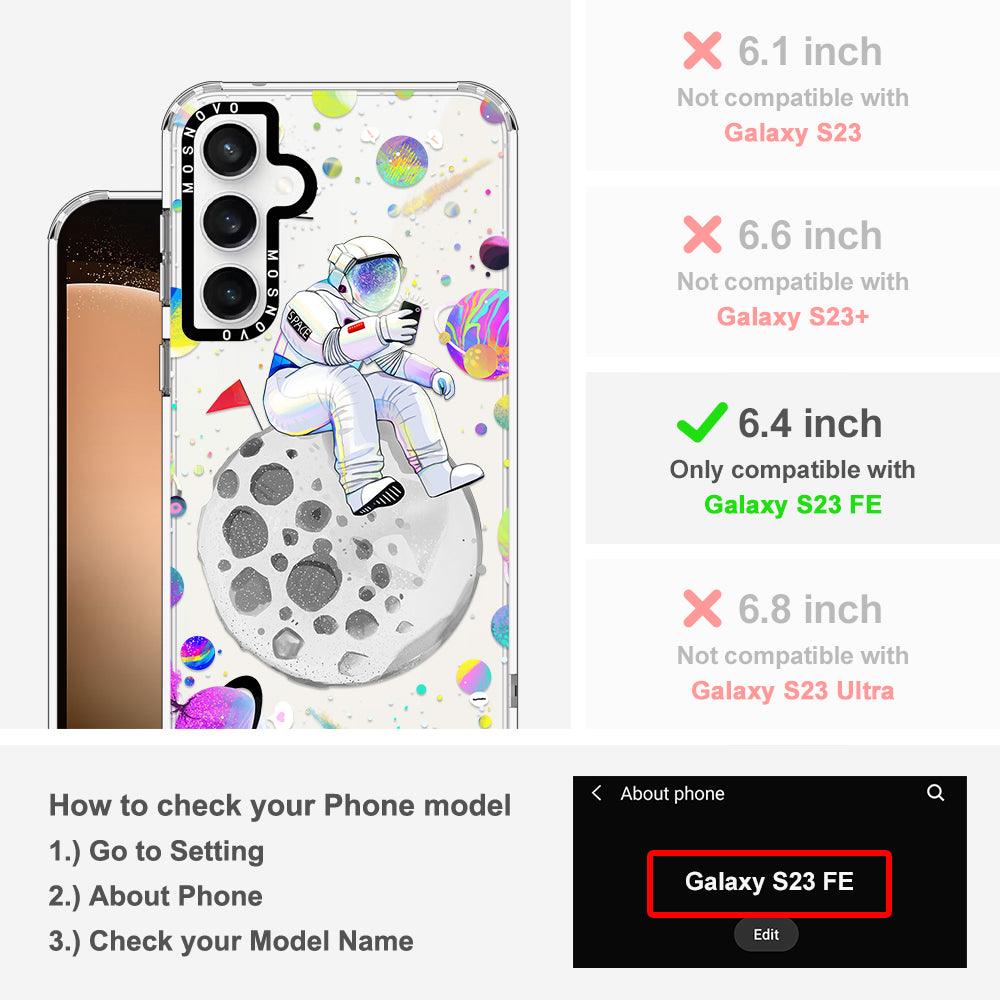 Astronaut Selfie Phone Case - Samsung Galaxy S23 FE Case