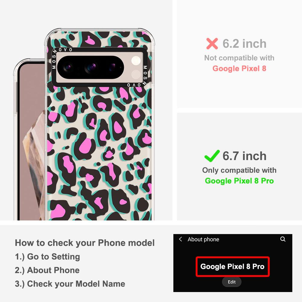 Hot Pink Leopard Print Phone Case - Google Pixel 8 Pro Case