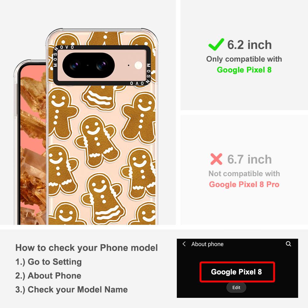 Ginger Breadman Phone Case - Google Pixel 8 Case - MOSNOVO