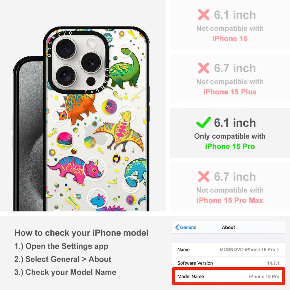 Dinosaur Planet Phone Case - iPhone 15 Pro Case - MOSNOVO