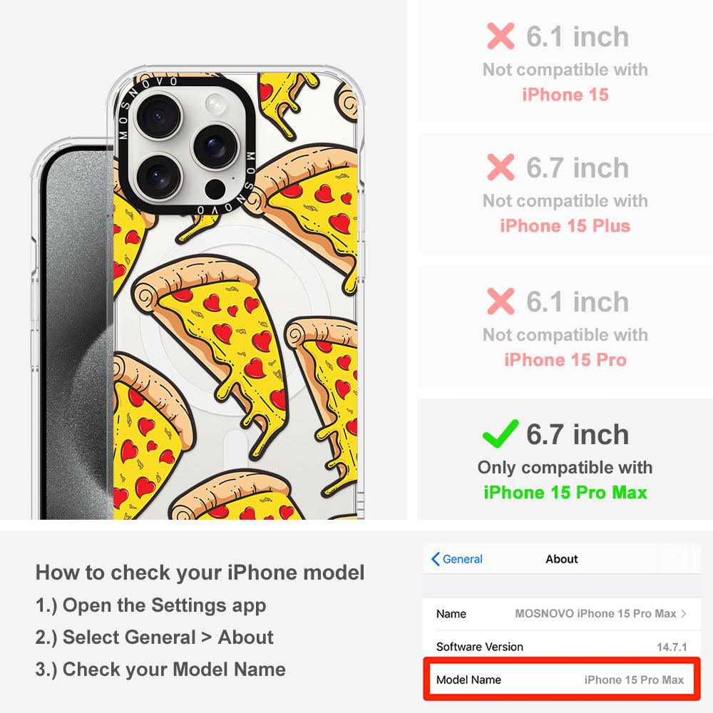 Pizza Phone Case - iPhone 15 Pro Max Case - MOSNOVO