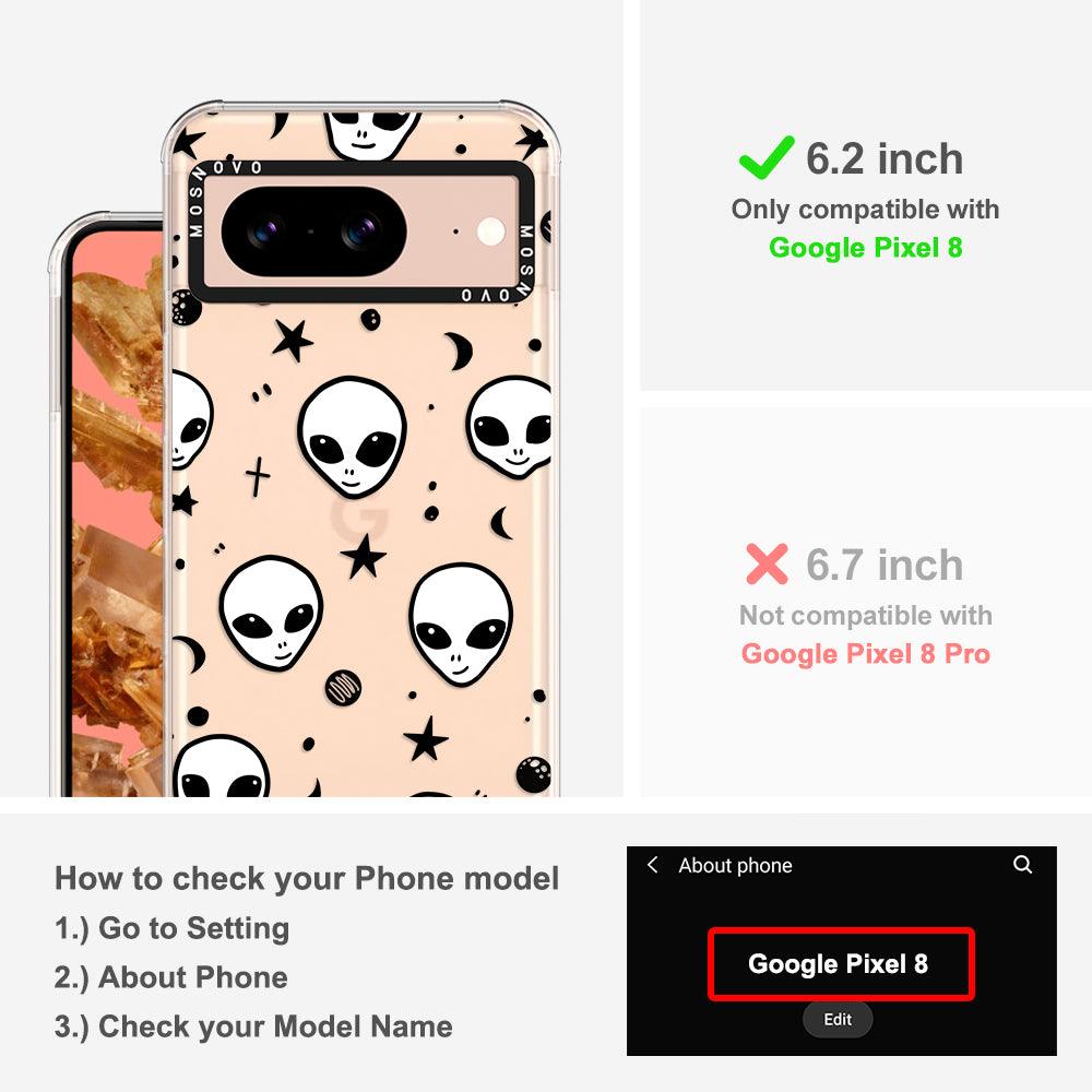 Cute Alien Phone Case - Google Pixel 8 Case - MOSNOVO