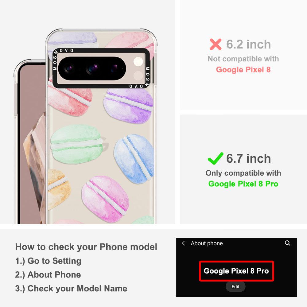 Pastel Macaron Phone Case - Google Pixel 8 Pro Case - MOSNOVO