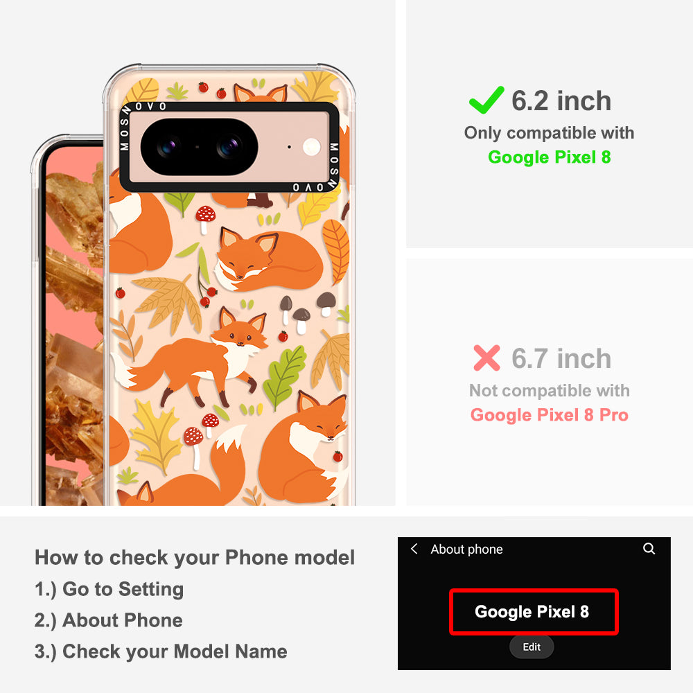 Autumn Fox Phone Case - Google Pixel 8 Case - MOSNOVO