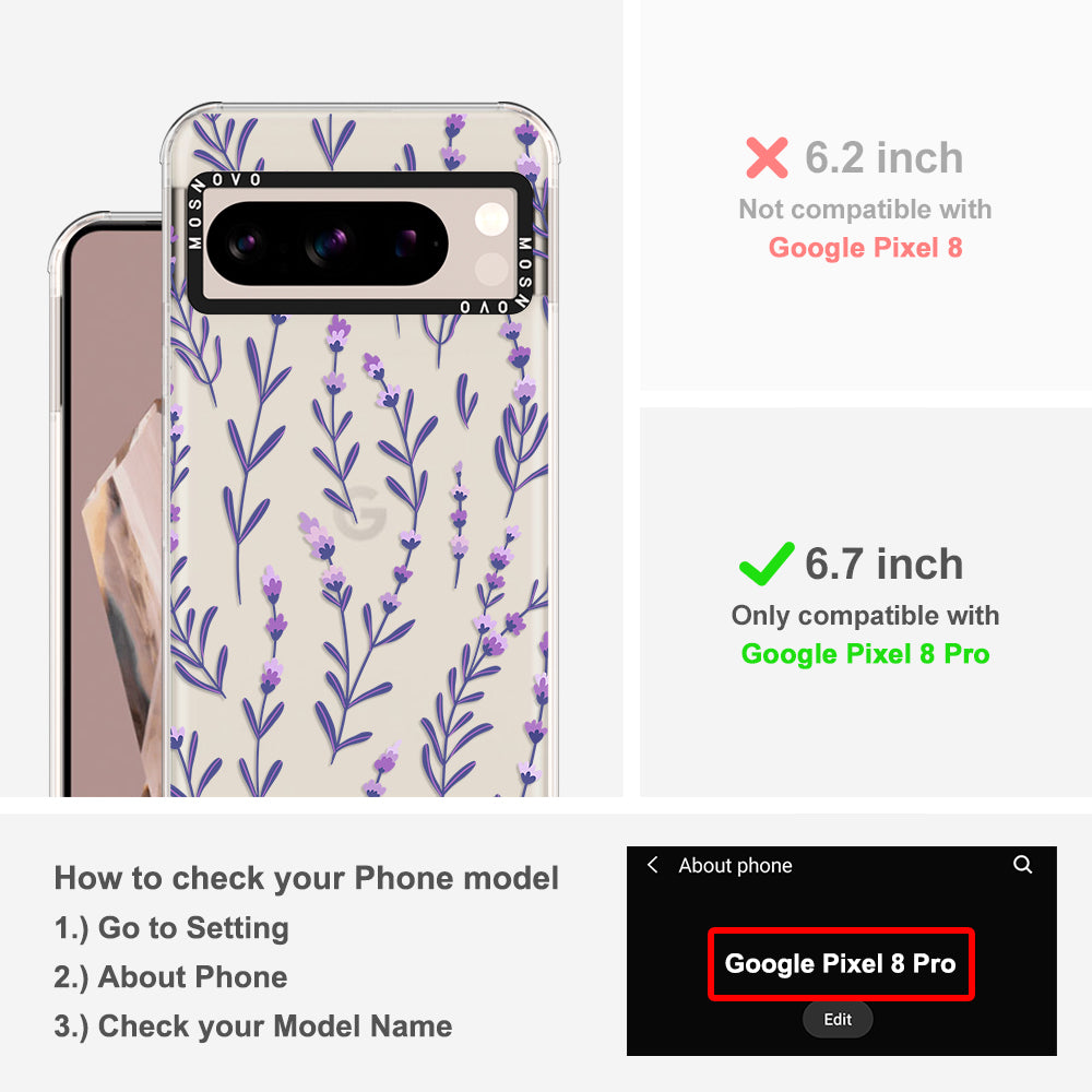 Lavenders Phone Case - Google Pixel 8 Pro Case - MOSNOVO